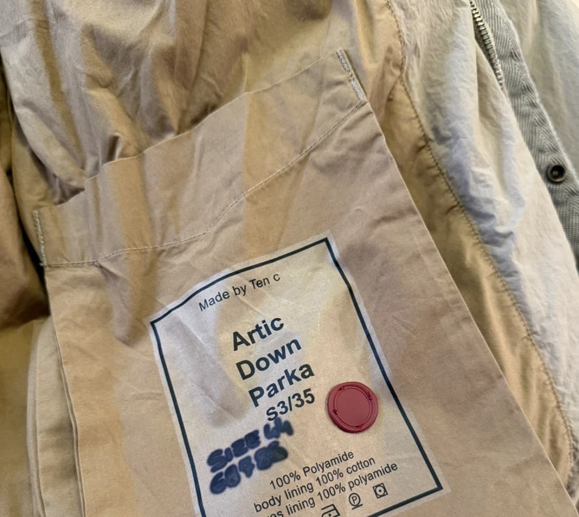 텐씨 아틱 다운 파카 페일토프 44 상품이미지4