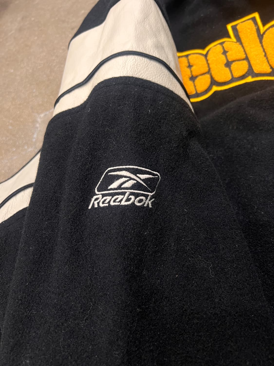 리복 NFL 피츠버그 스틸러스 레터맨 울 바시티 자켓 상품이미지9