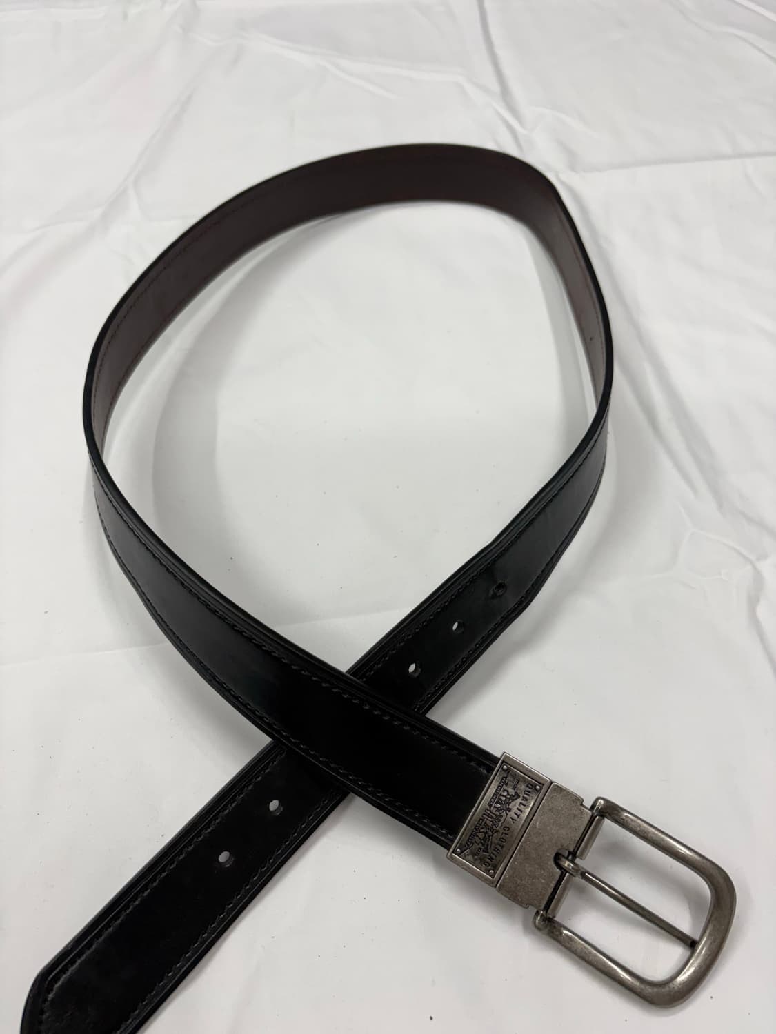 리바이스 빈티지 블랙 레더 버클 벨트 Levi’s 상품이미지2