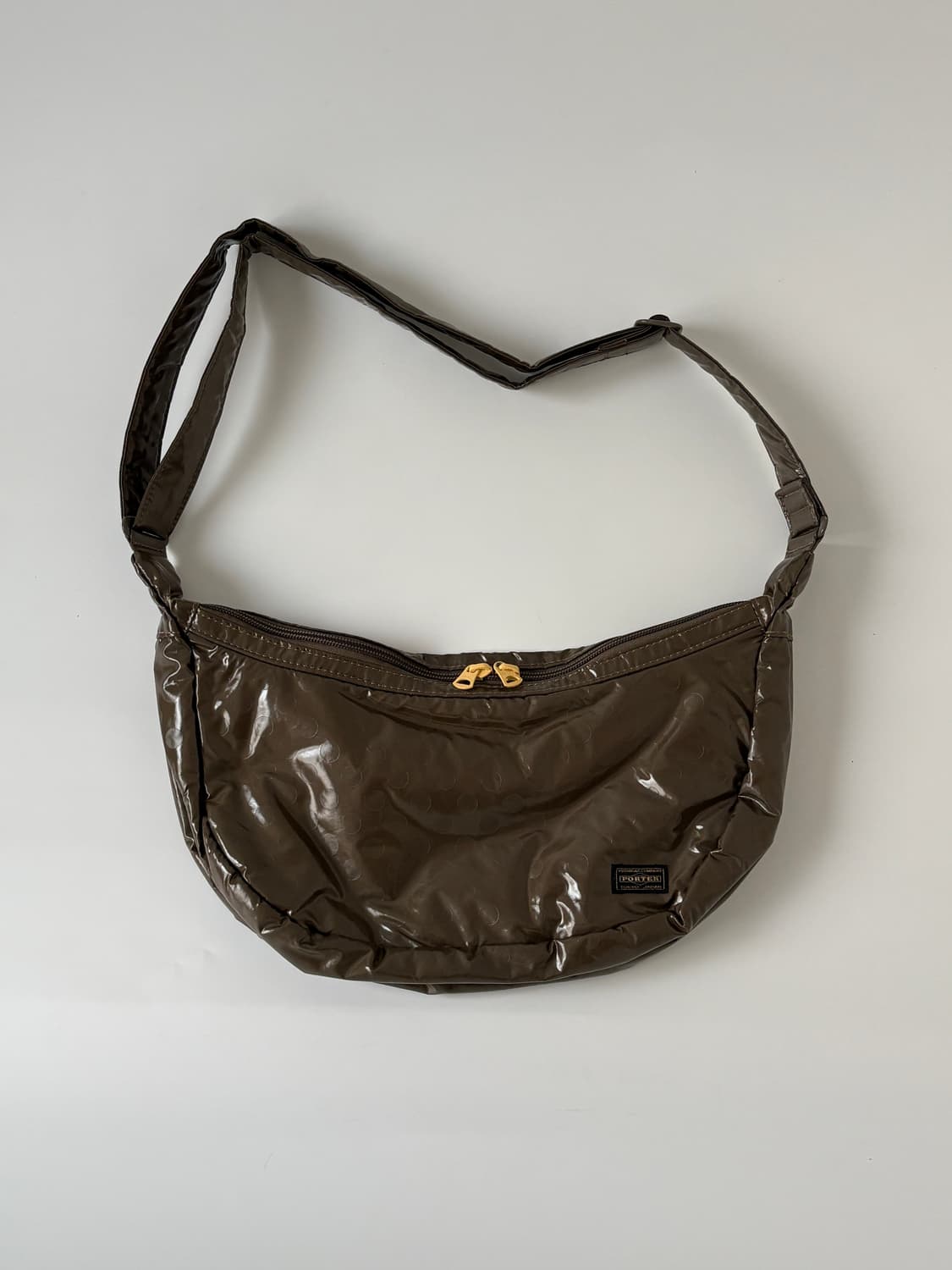 요시다포터 걸 샤인 라운드 숄더백 브라운 상품이미지1