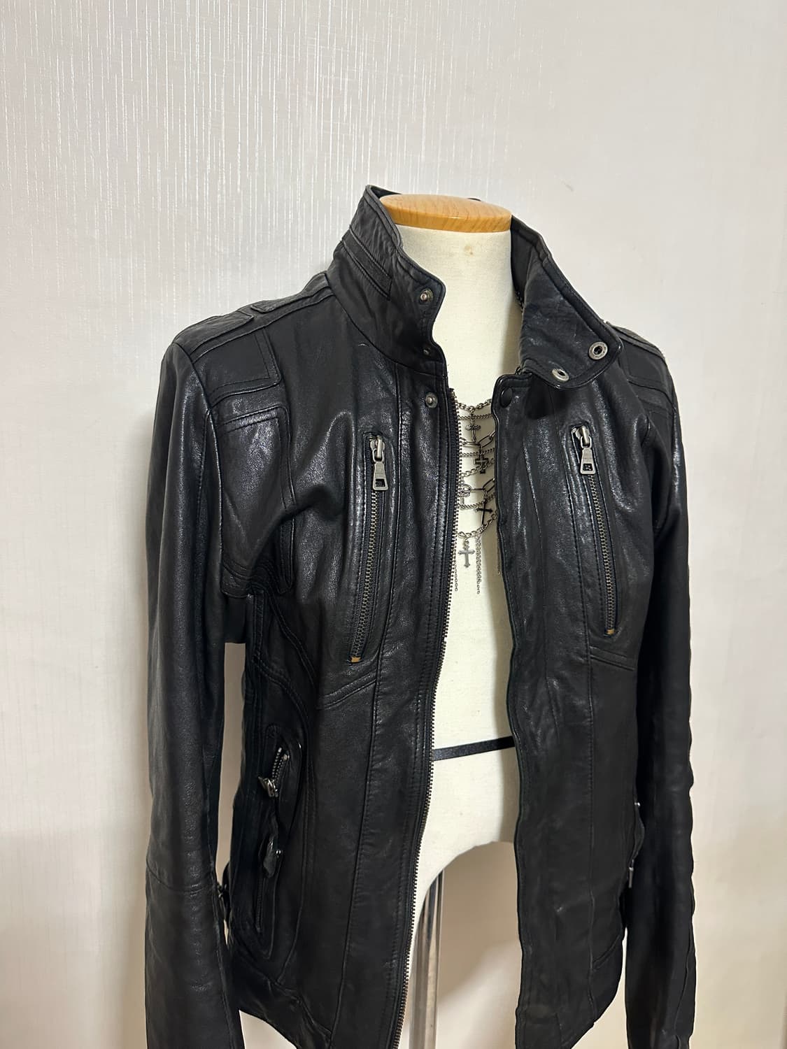 Italy lamb leather jacket 상품이미지2