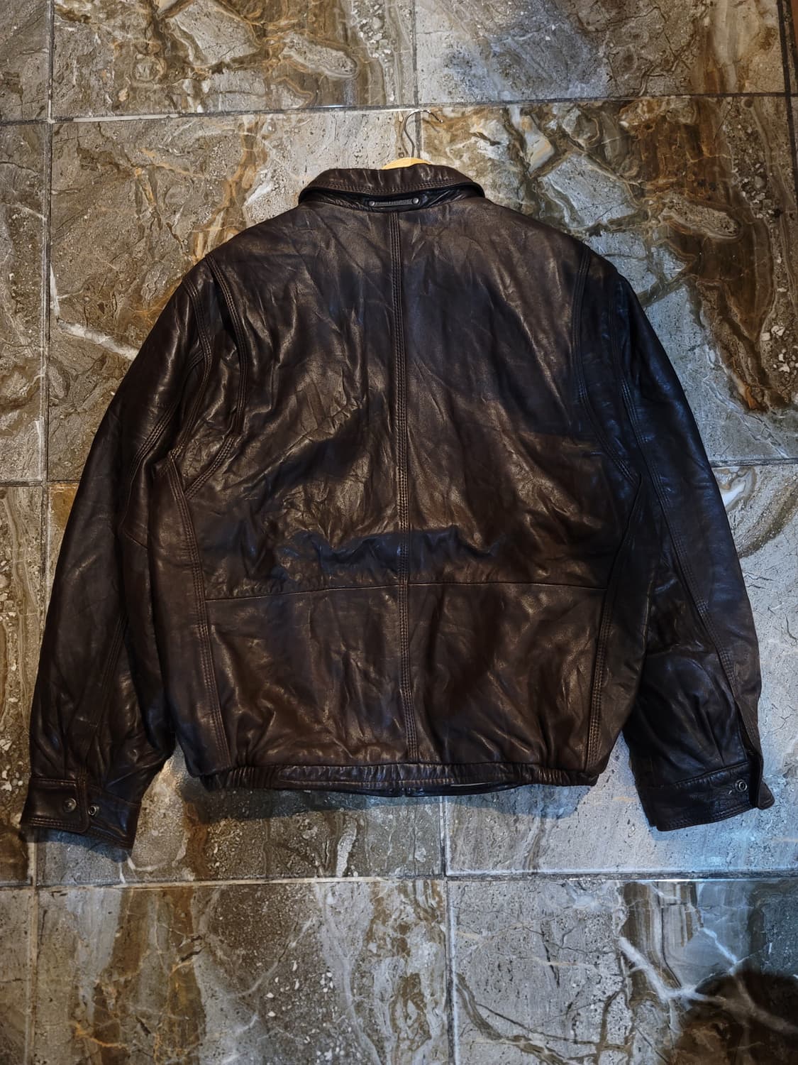 90's~ 타미힐피거 오리지날 양가죽 봄버자켓  상품이미지2