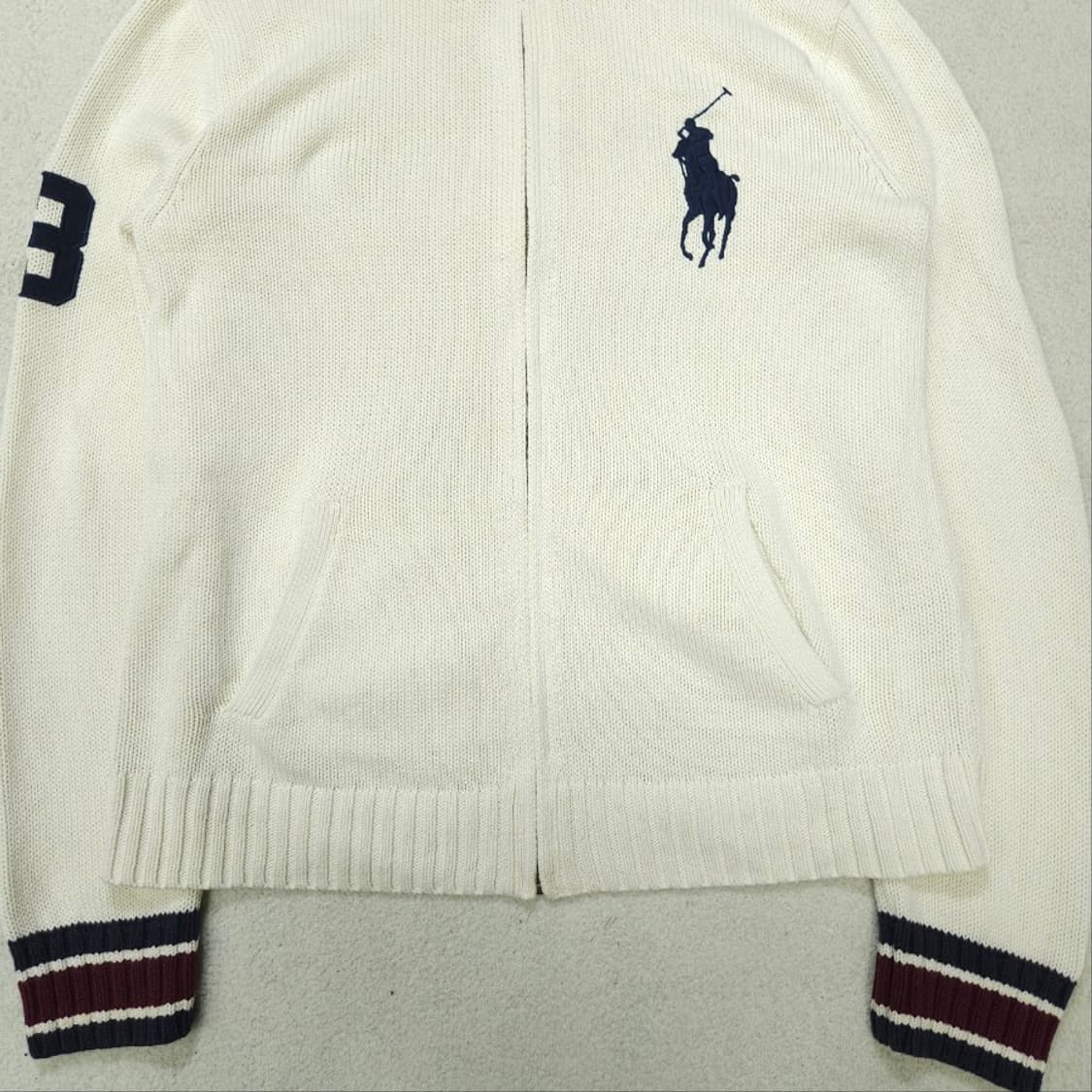 폴로 랄프 로렌 빅포니 니트 집업 XL18-20 상품이미지4