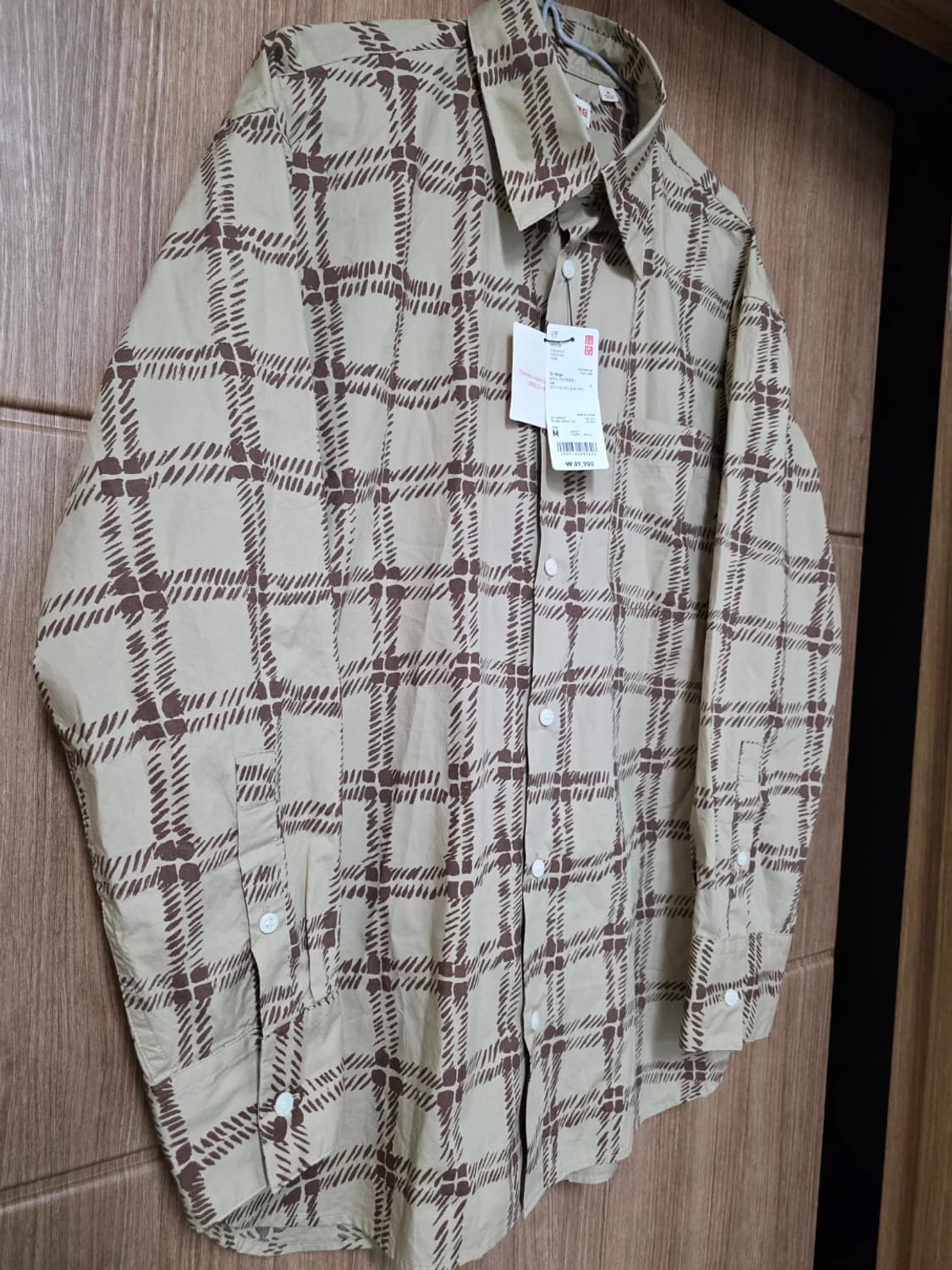 [새제품] 유니클로 x 마르니 오버사이즈 프린트 셔츠 M 상품이미지5