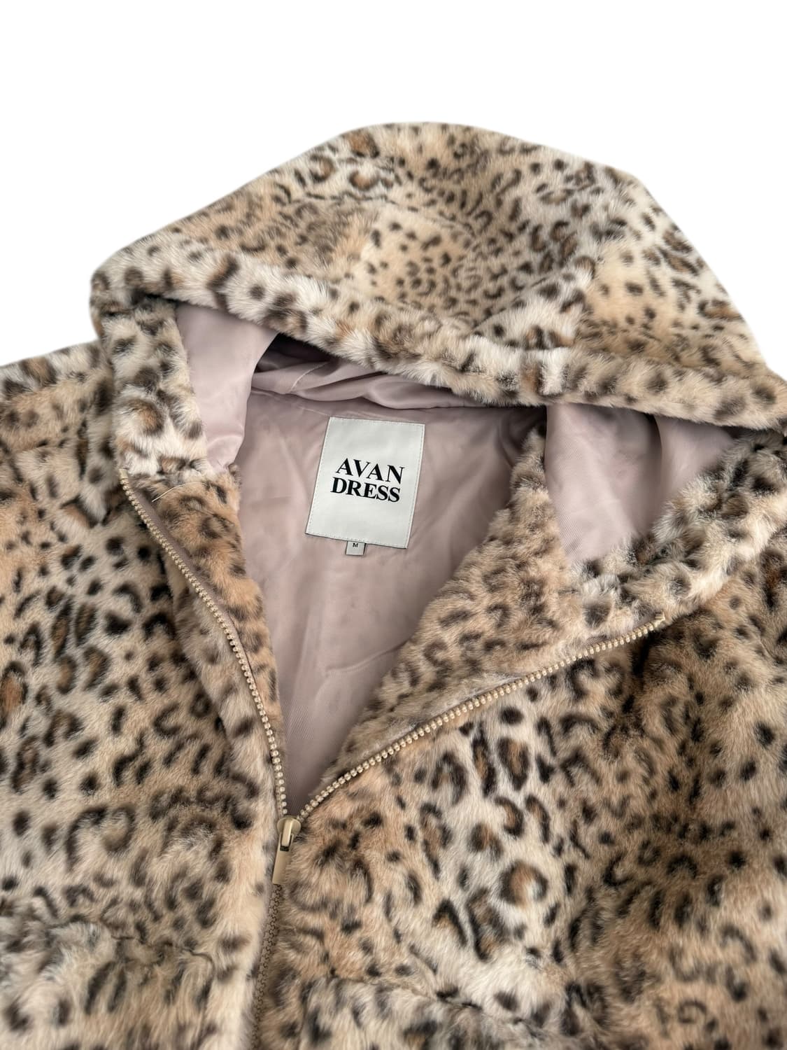 어반드레스 호피 퍼 후드자켓 상품이미지8