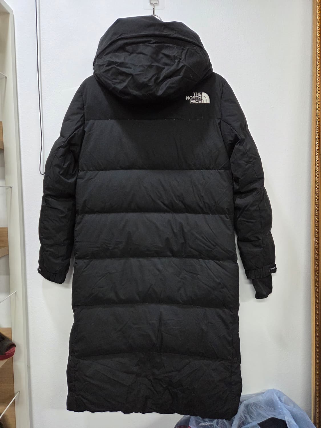 노스페이스 1211-12 마운틴 블랙 롱패딩 85 여성 겸용 상품이미지7