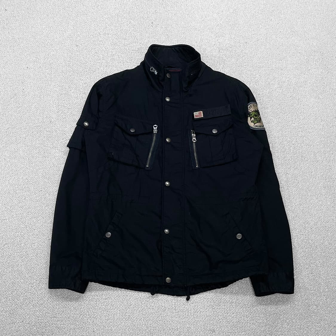 쇼트 Schott x 쿠엔토 멀티 포켓 필드 자켓 블랙 상품이미지1