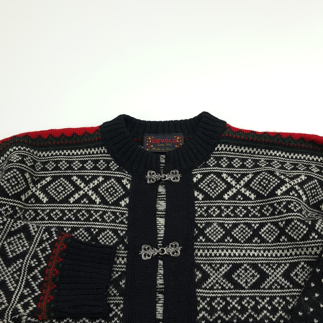 CN969 L DEVOLD 노르웨이 메이드 노르딕 울 가디건 상품이미지3