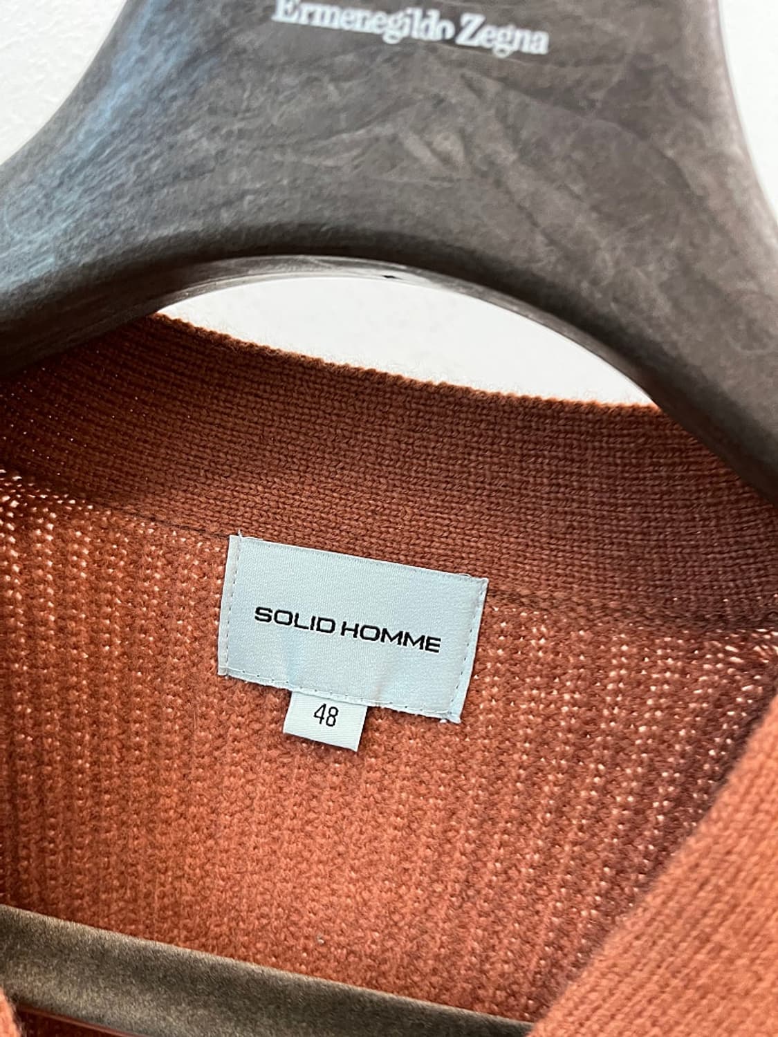 100) 솔리드옴므 오버 니트  상품이미지5