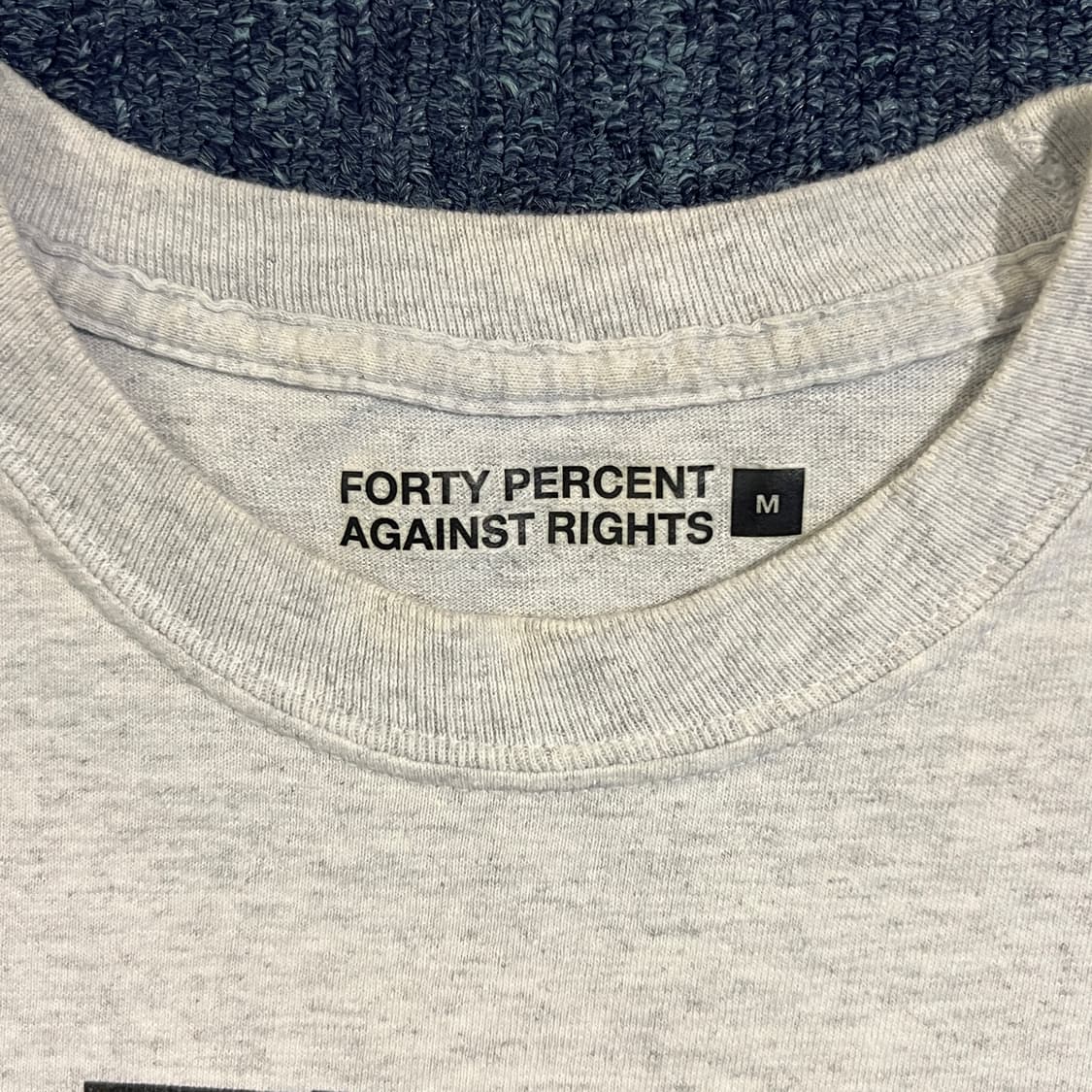 FORTY PERCENT AGAINST RIGHTS 그래픽 티셔츠 상품이미지4