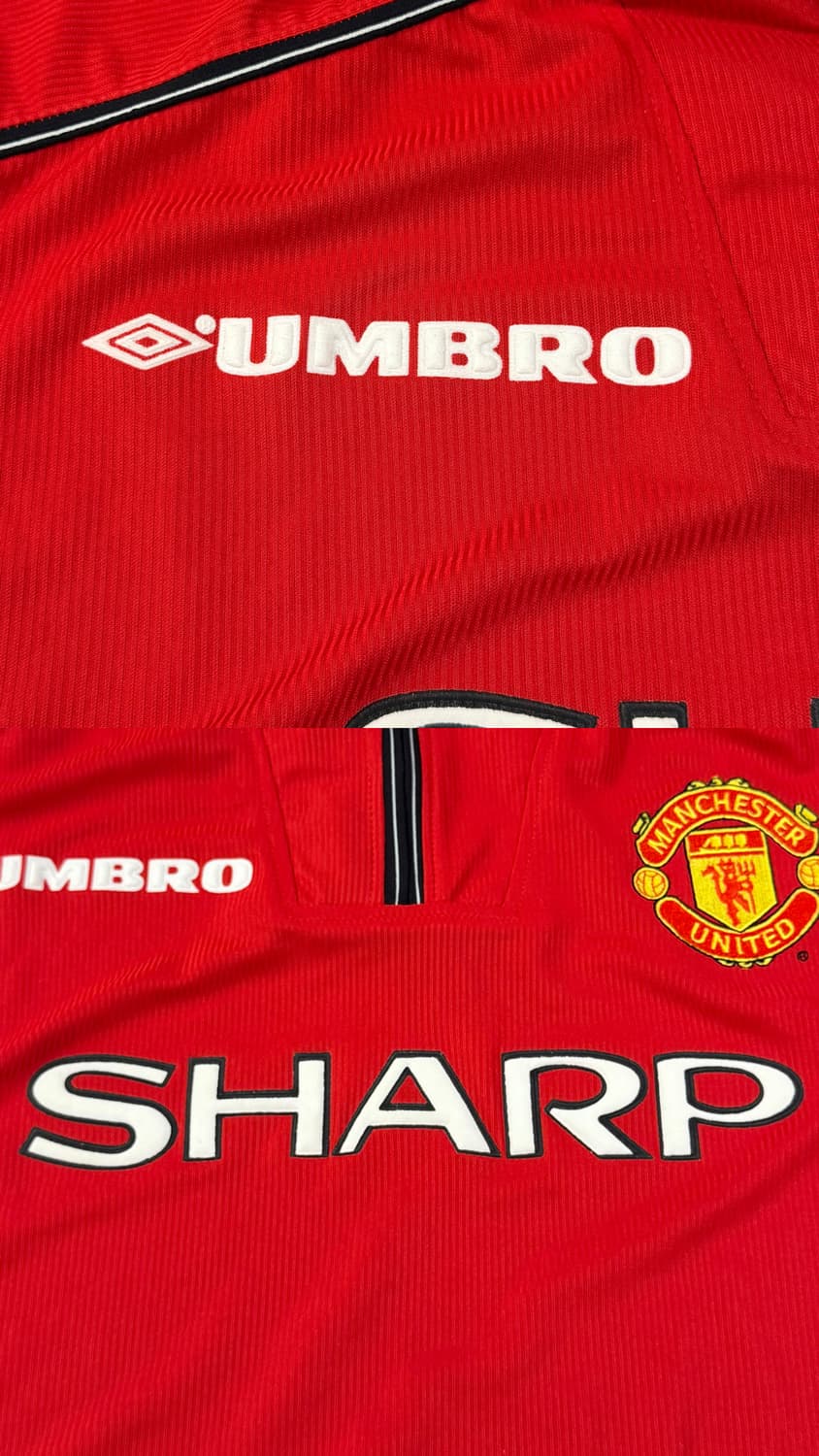 98-00 맨유 홈 베컴 유니폼 상품이미지7