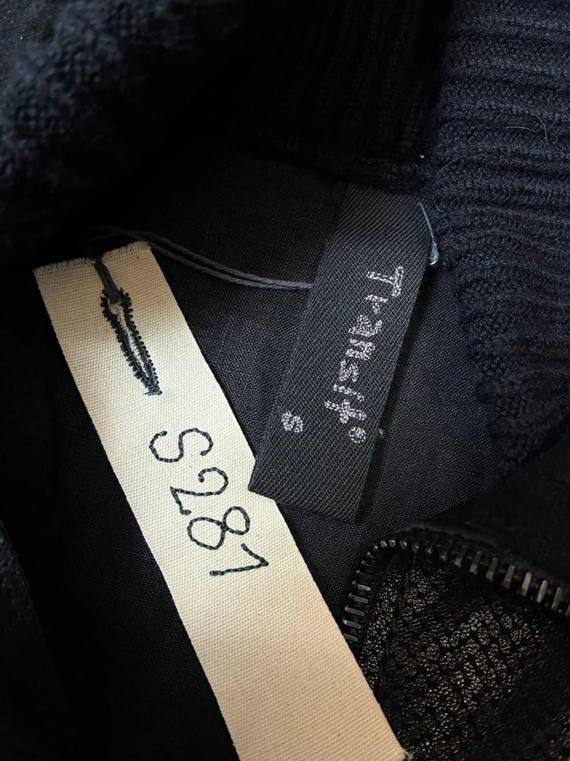 트랜짓 파이톤 가공 하이넥 양가죽 자켓 PN7694 상품이미지7