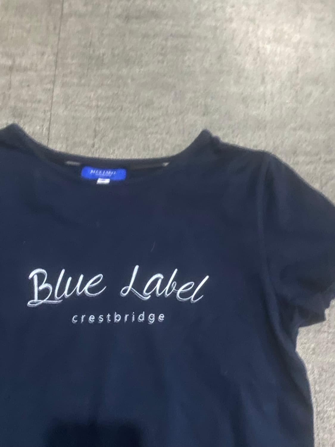 Burberry 버버리 핀터깔y2k 긱시크 블루라벨 딱붙핏 반팔티셔츠 상품이미지2