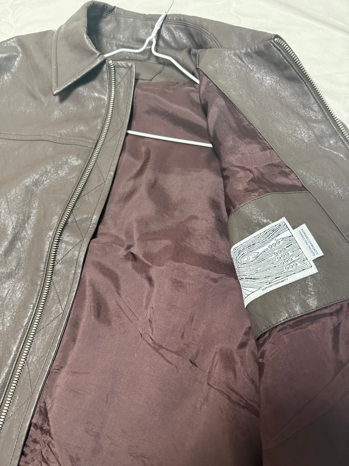 999휴머니티 헤리티지 포 레더 자켓 브라운 상품이미지6