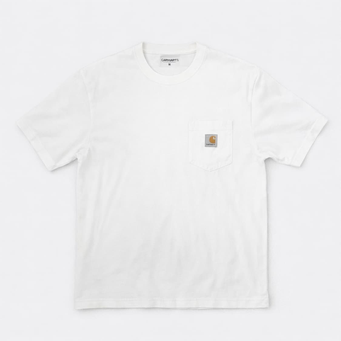 칼하트 WIP 오버핏 포켓 반팔티 L 화이트 상품이미지1