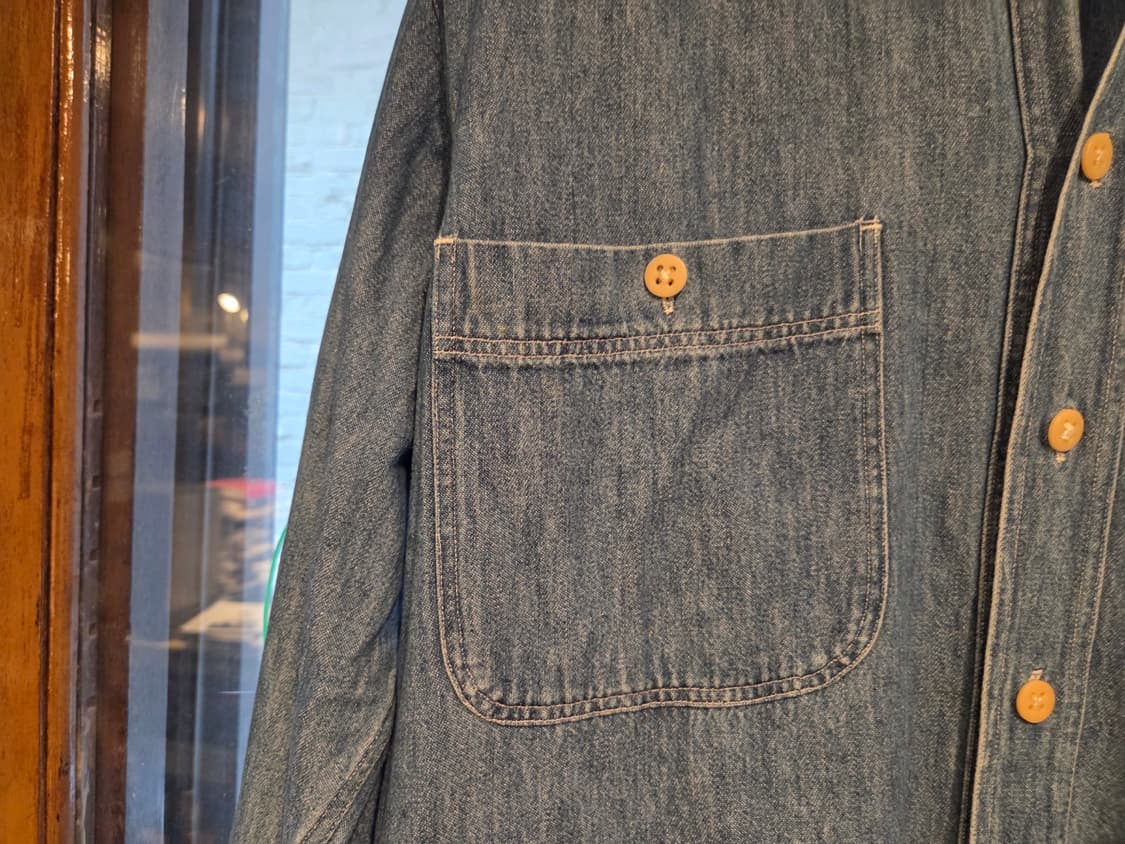 90'S 아르마니진 데님셔츠  상품이미지4