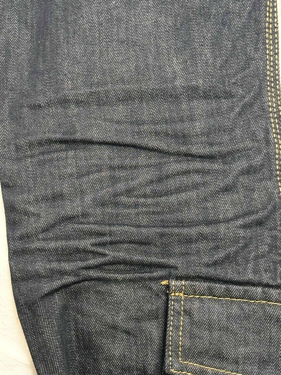 택o새상품) 보헤미안서울 SELVEDGE CARGO BOOTCUT블루 상품이미지3