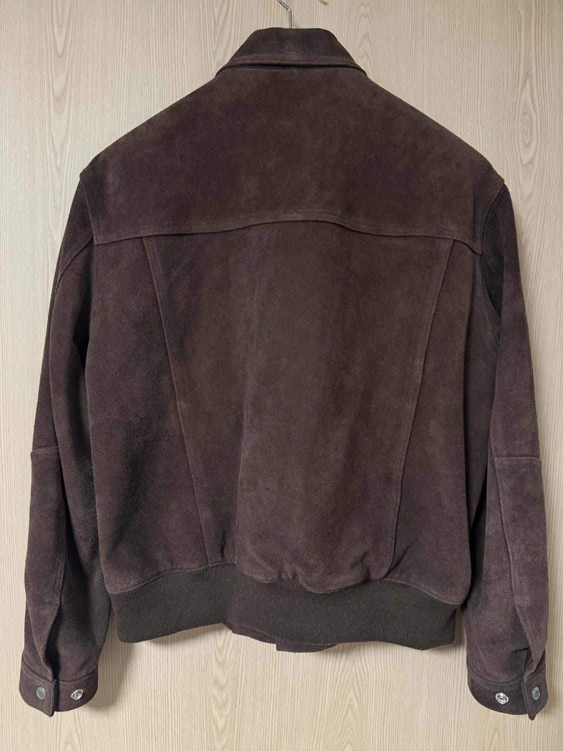 애프터프레이 스웨이드 트러커 블루종 브라운 M 상품이미지4