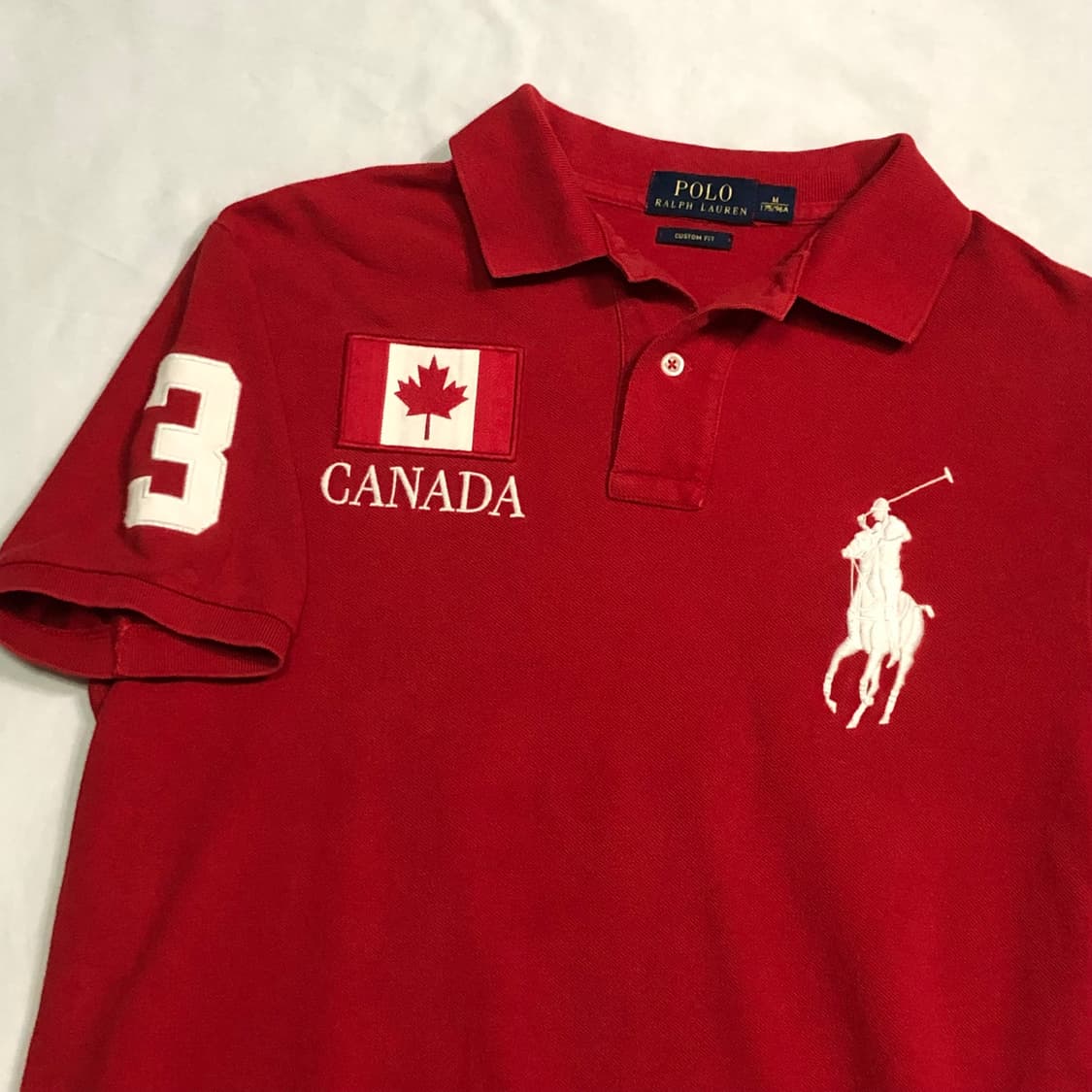 폴로 랄프로렌 캐나다 빅포니 레드 카라티 상품이미지1