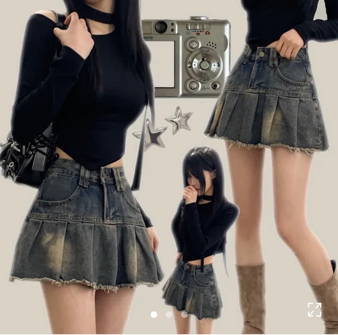 Y2K 데님 스커트 상품이미지1