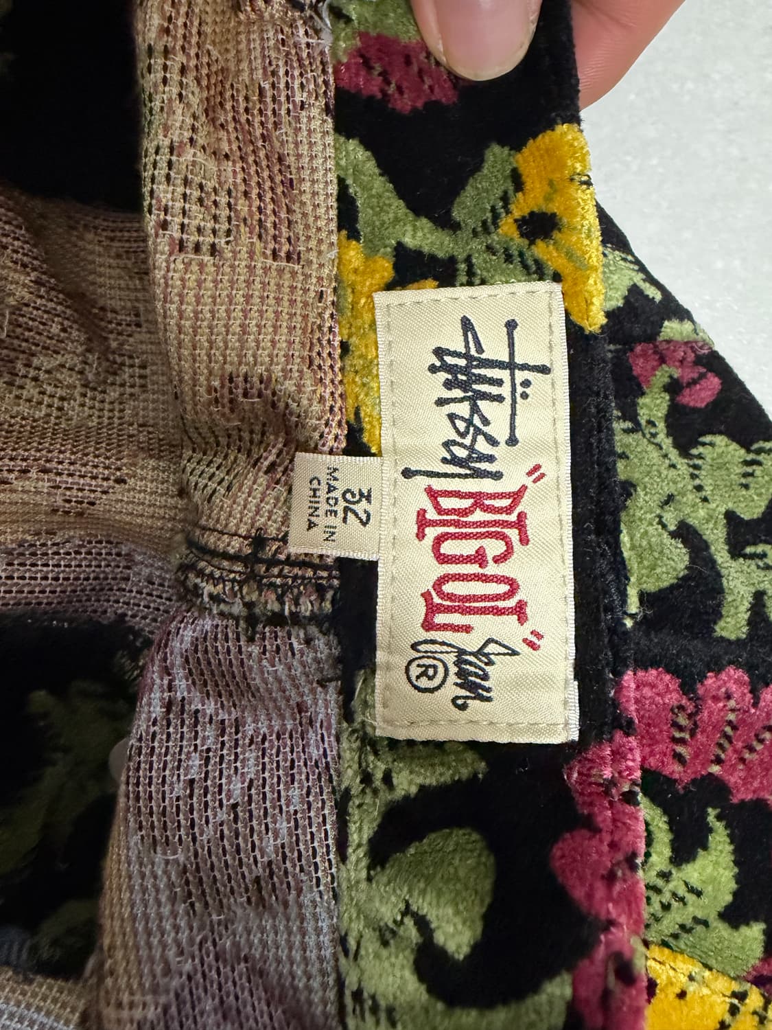 스투시 플로랄 오일 진 사이즈 32 상품이미지2