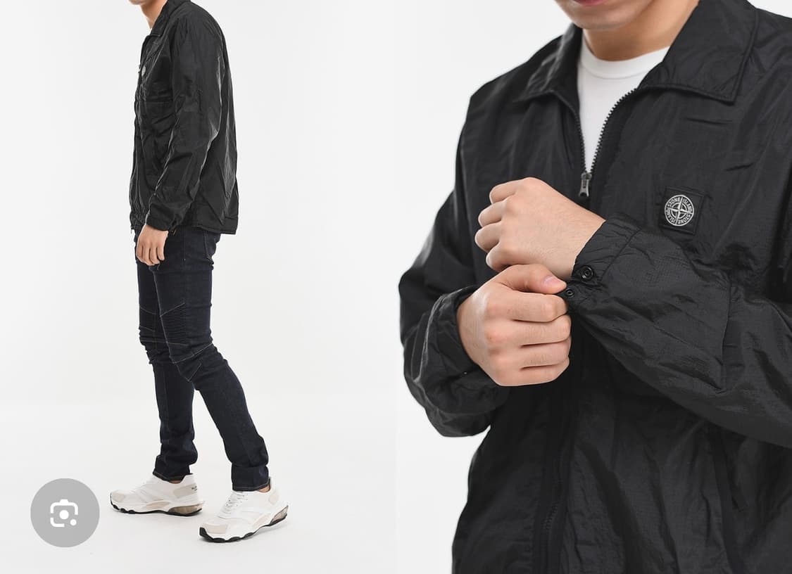 스톤아일랜드 나이론 메탈 립스탑 오버자켓 (105~110) 상품이미지4