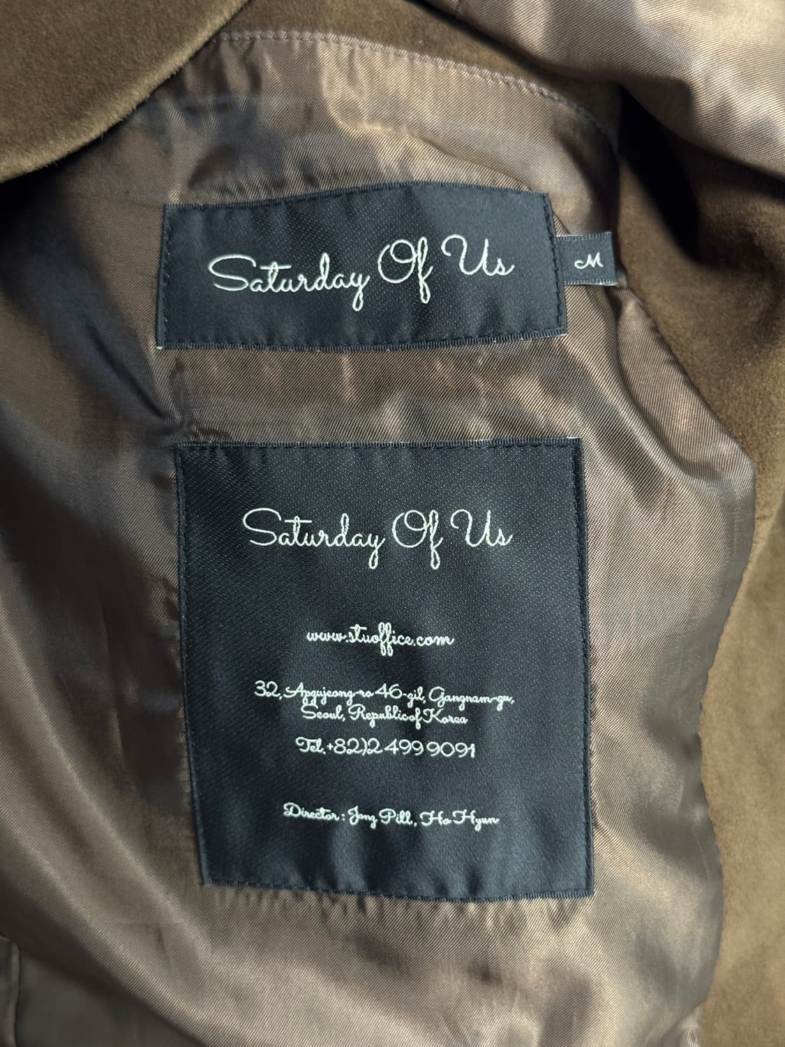 STU / 고트 스웨이드 블레이저 (브라운) / M 상품이미지3