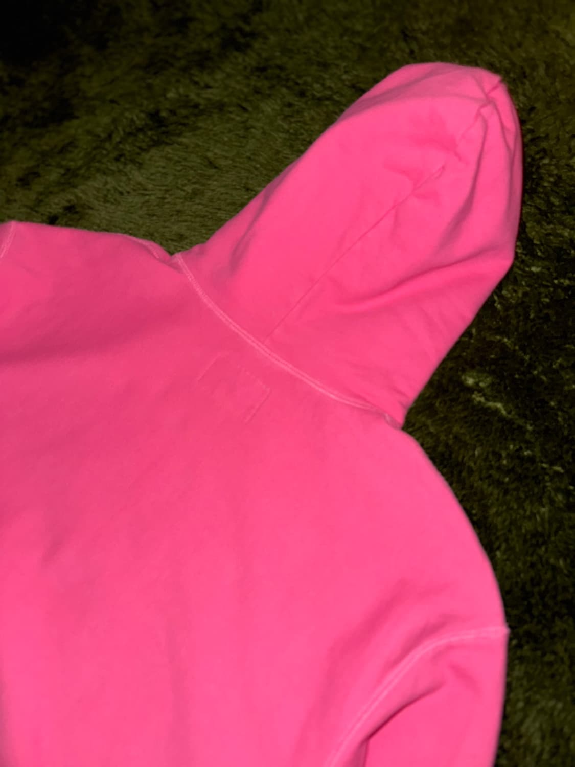 [L] Awake NY 어웨이크 뉴욕 아플리케 로고 후디 핑크 상품이미지9