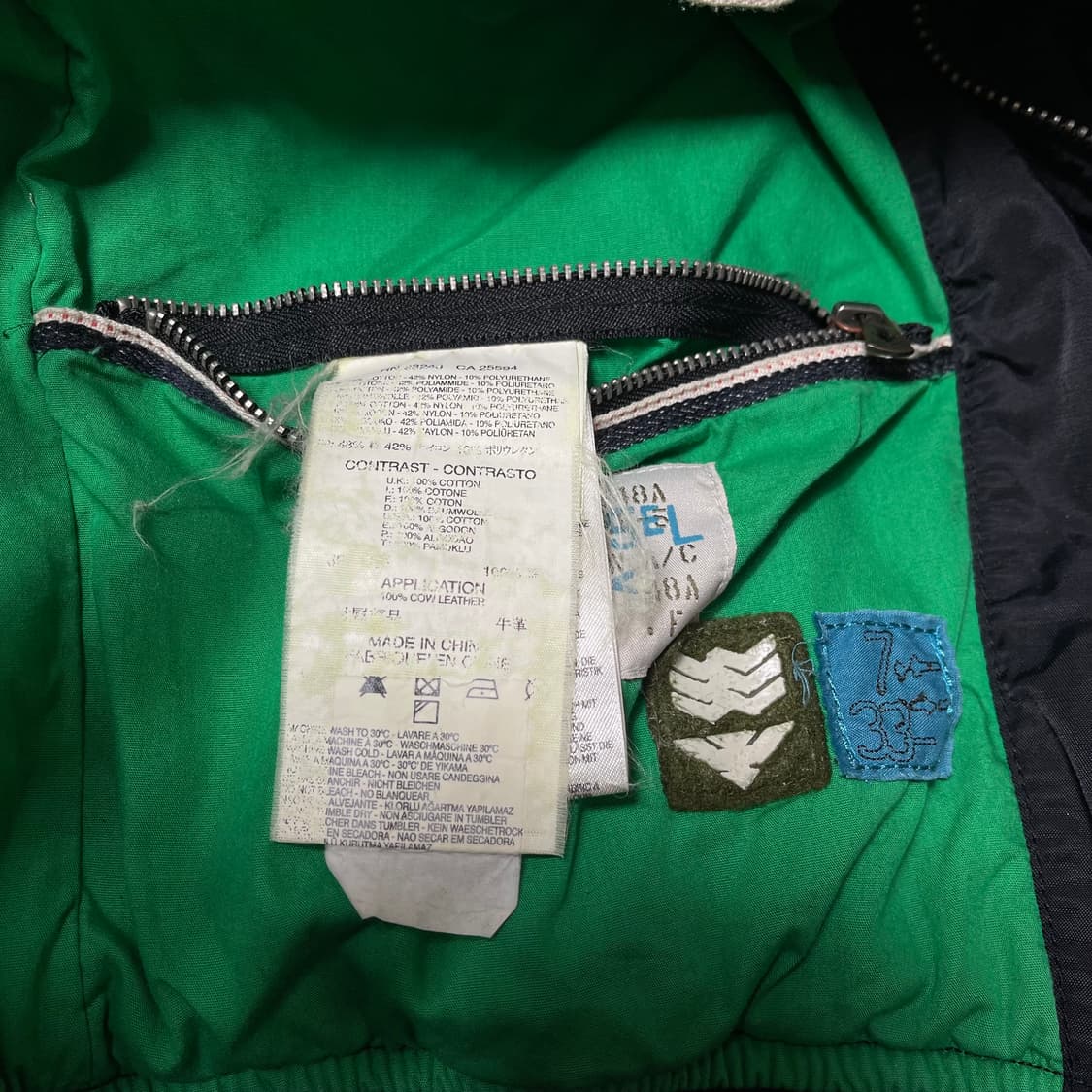 [S] 디젤 해체주의 블랙 나일론 MA-1 남여 자켓 상품이미지6