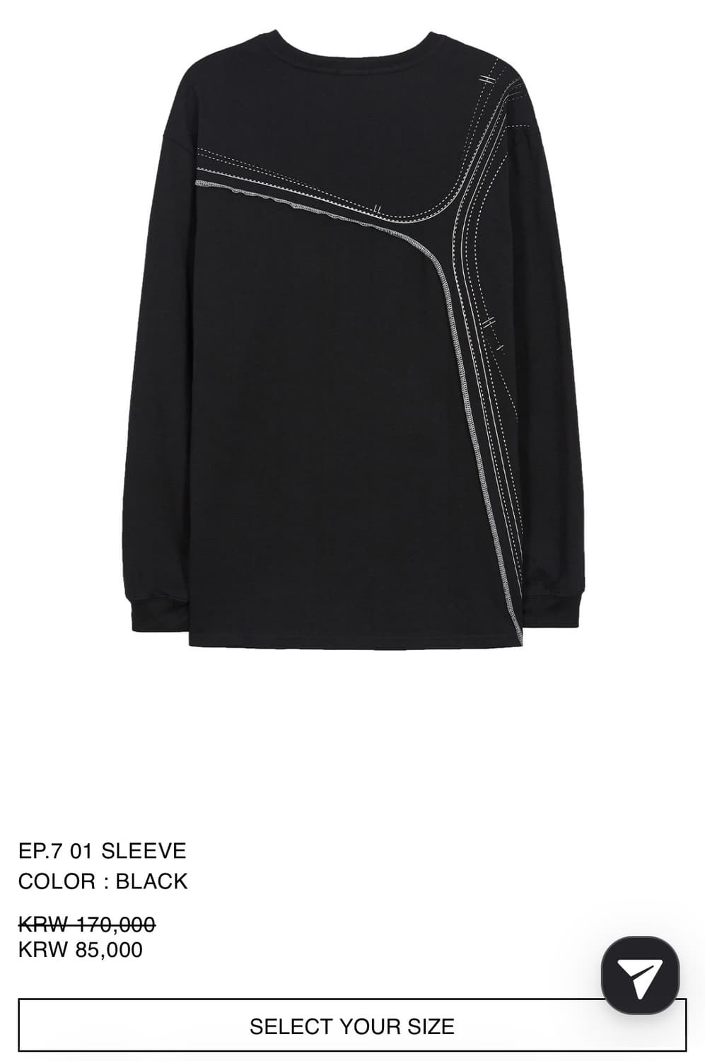 엑슬림 ep.7 01 롱슬리브 상품이미지1