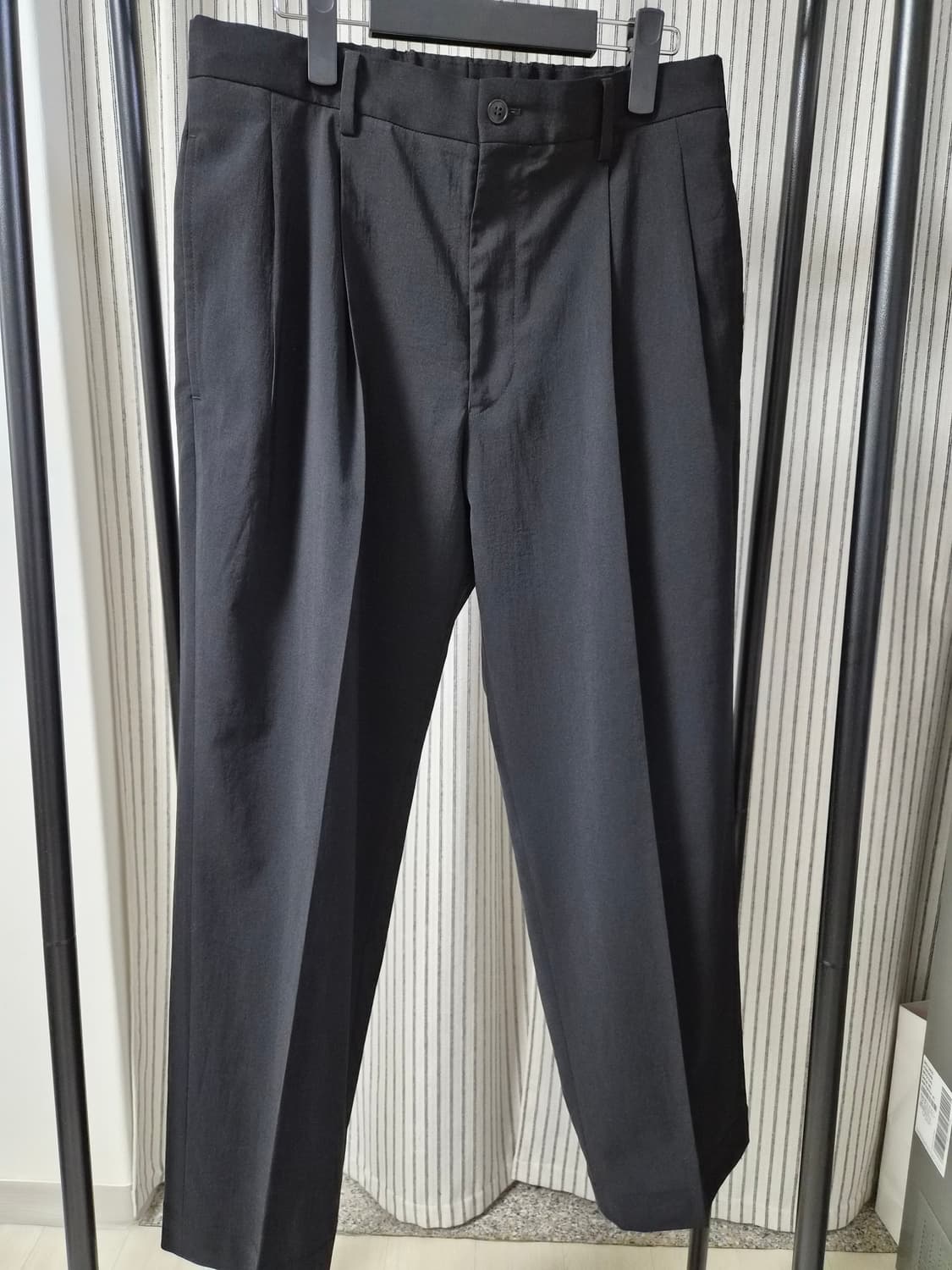 YS Double Pleated Trousers - Black 상품이미지1