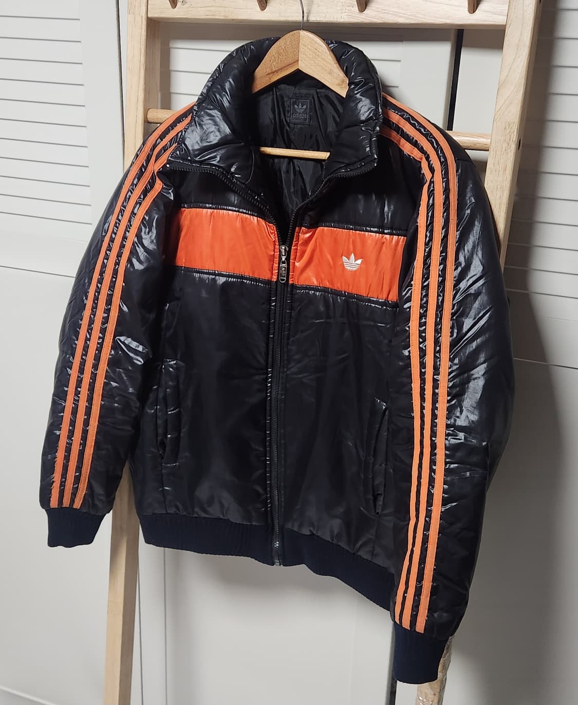 아디다스 삼선 검주 빅로고 올드스쿨 경량 점퍼 자켓 상품이미지3