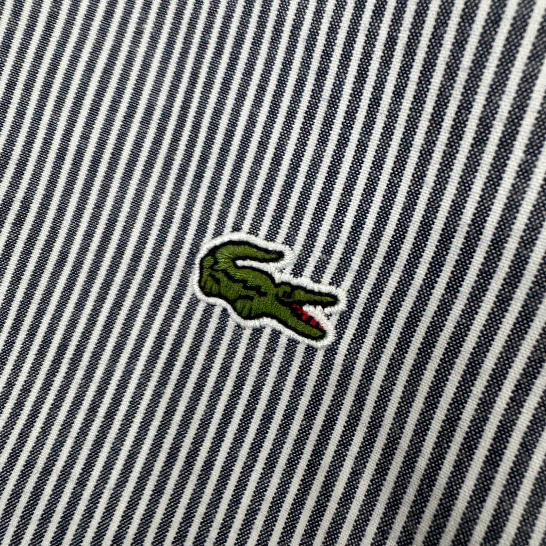 M 라코스테 슬림핏 스트라이프 남방 셔츠  상품이미지4