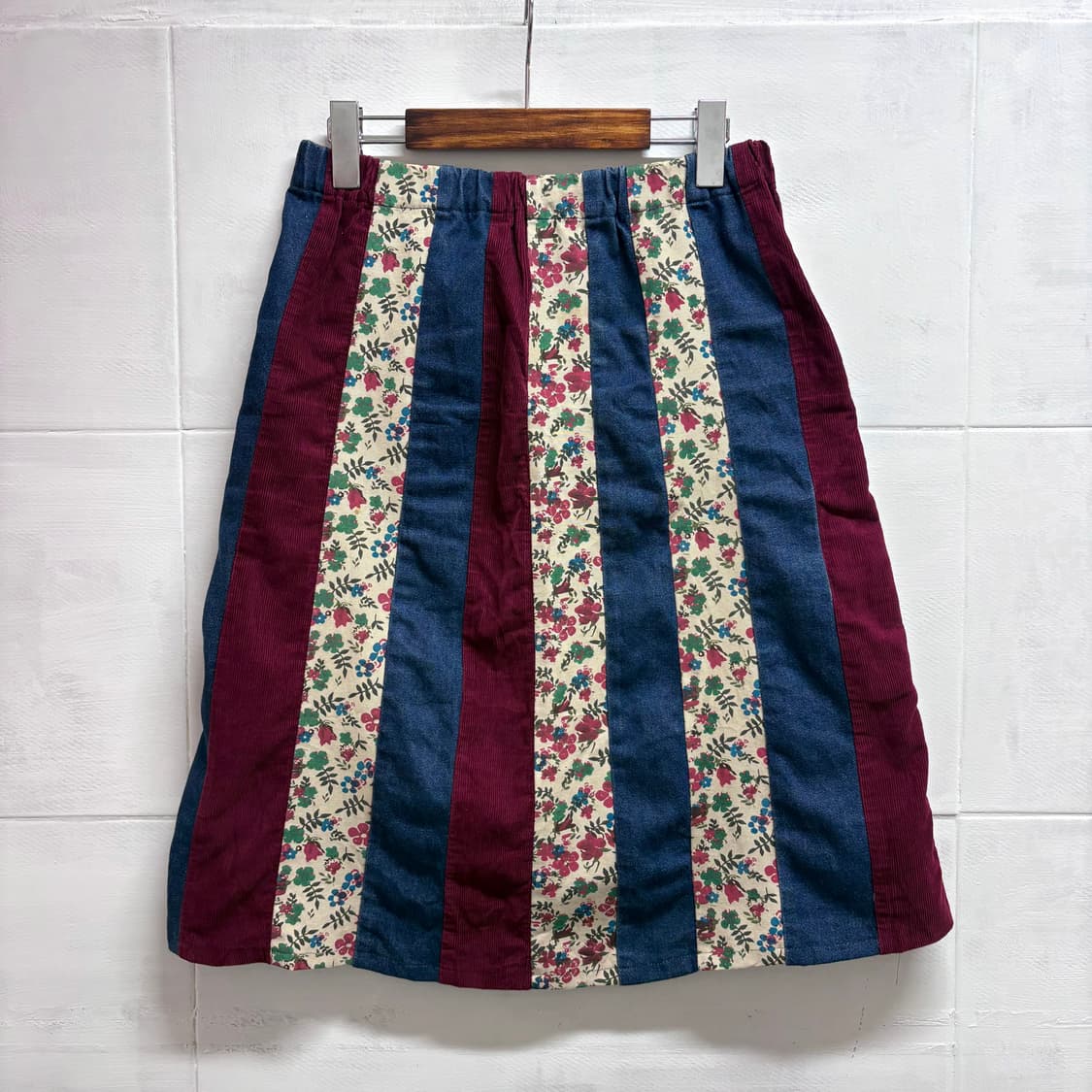 HEART ISLAND 패치워크 페어리 히피 미디 스커트  JPN  상품이미지4