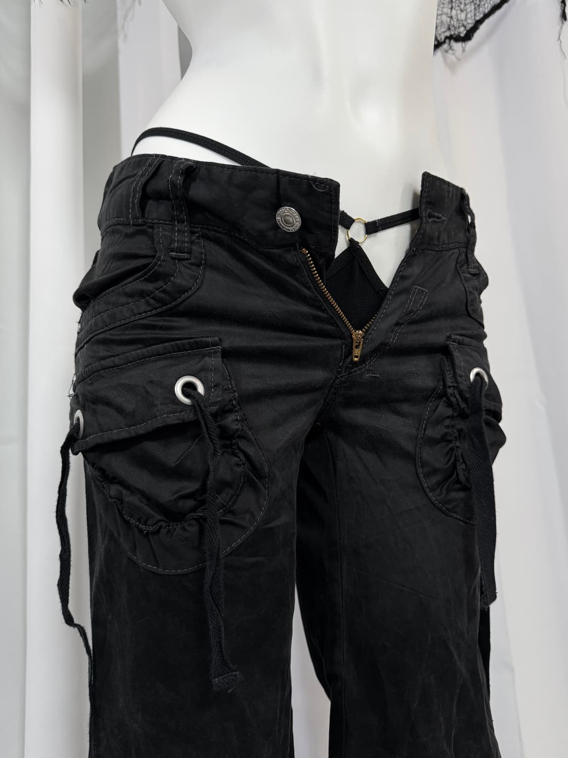 black detail pants 상품이미지3