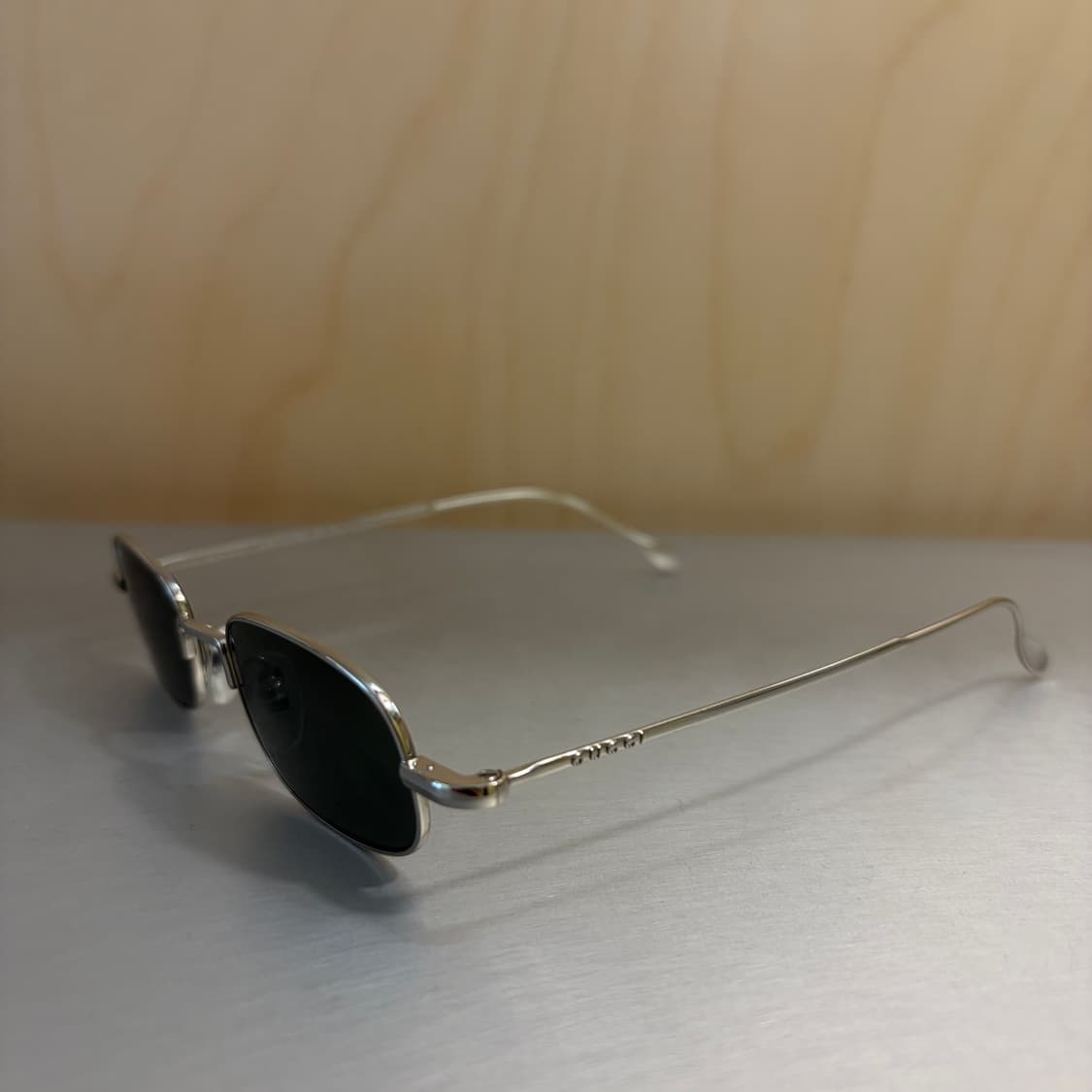 구찌 GG 1648/S 008 실버 메탈 오벌 선글라스 상품이미지2