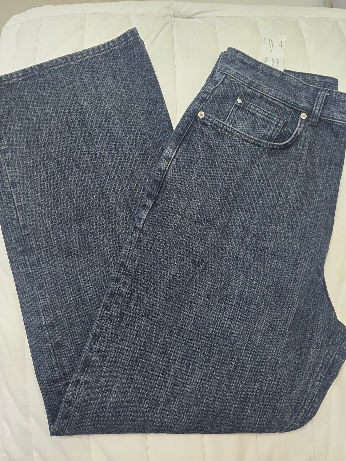 벨리에 미드 와이드 데님 레일 인디고 32 / 32 상품이미지2