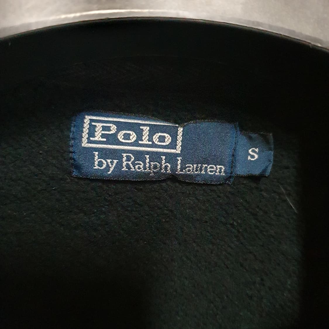폴로 랄프로렌 포니 로고 써멀 후드 집업 블랙 s 상품이미지3