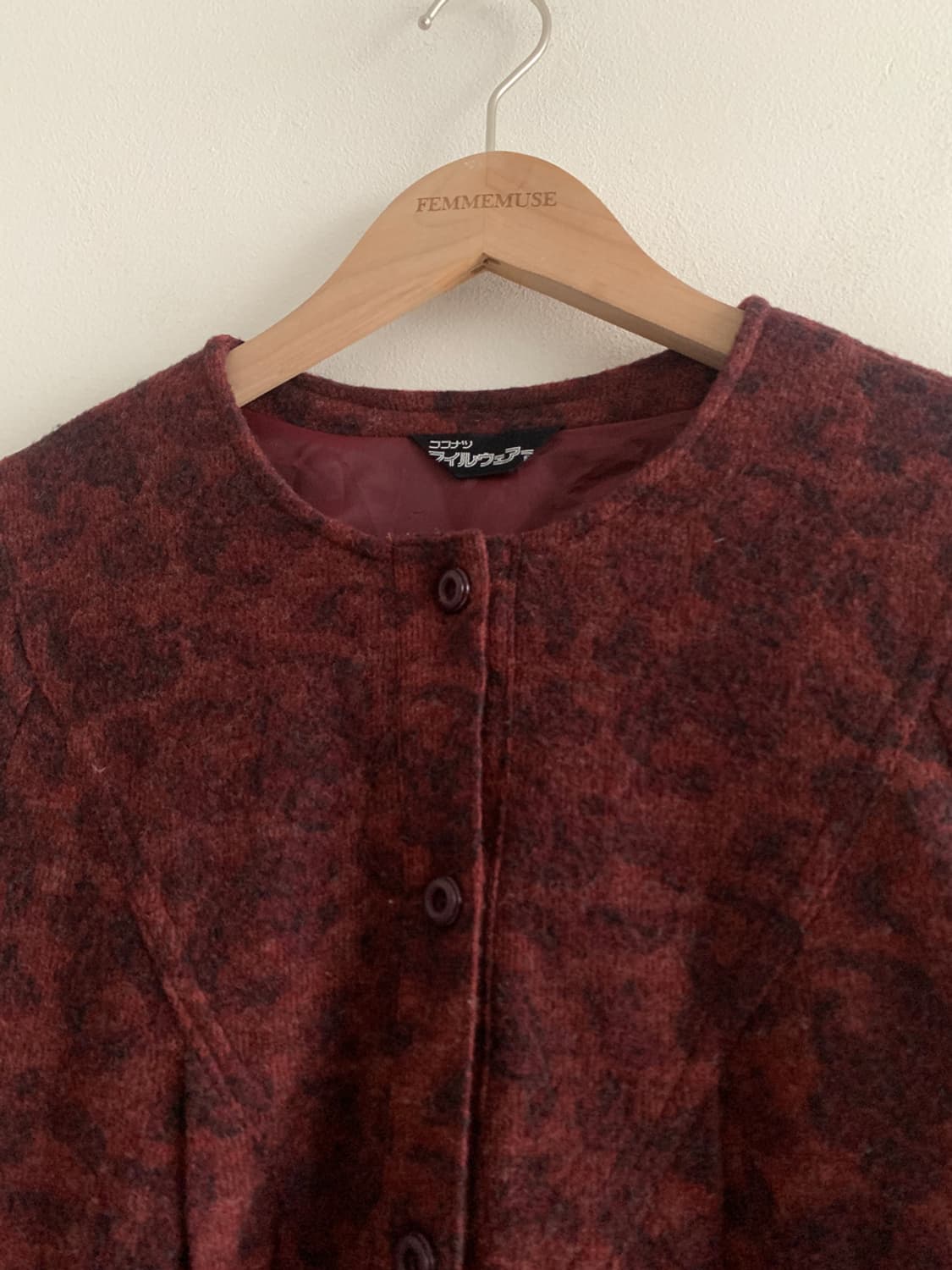 Rose Wool Ribbon Dress 상품이미지3