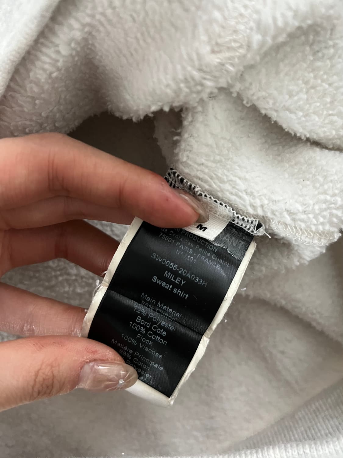 Isabel Marant 이자벨마랑 마일리 로고 후드 티셔츠 상품이미지7