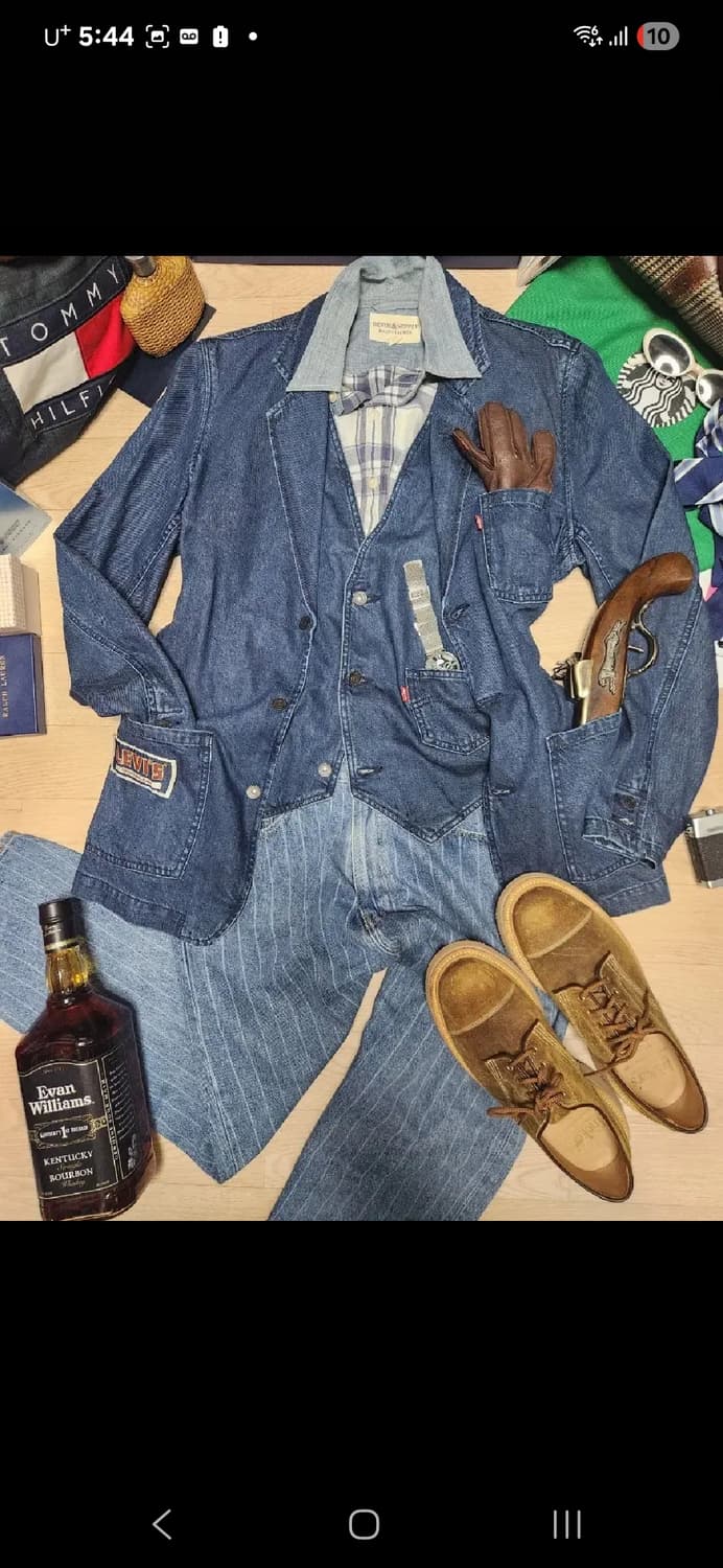 (새상품)LEVIS 데님 자켓 청 청자켓 리바이스 상품이미지3