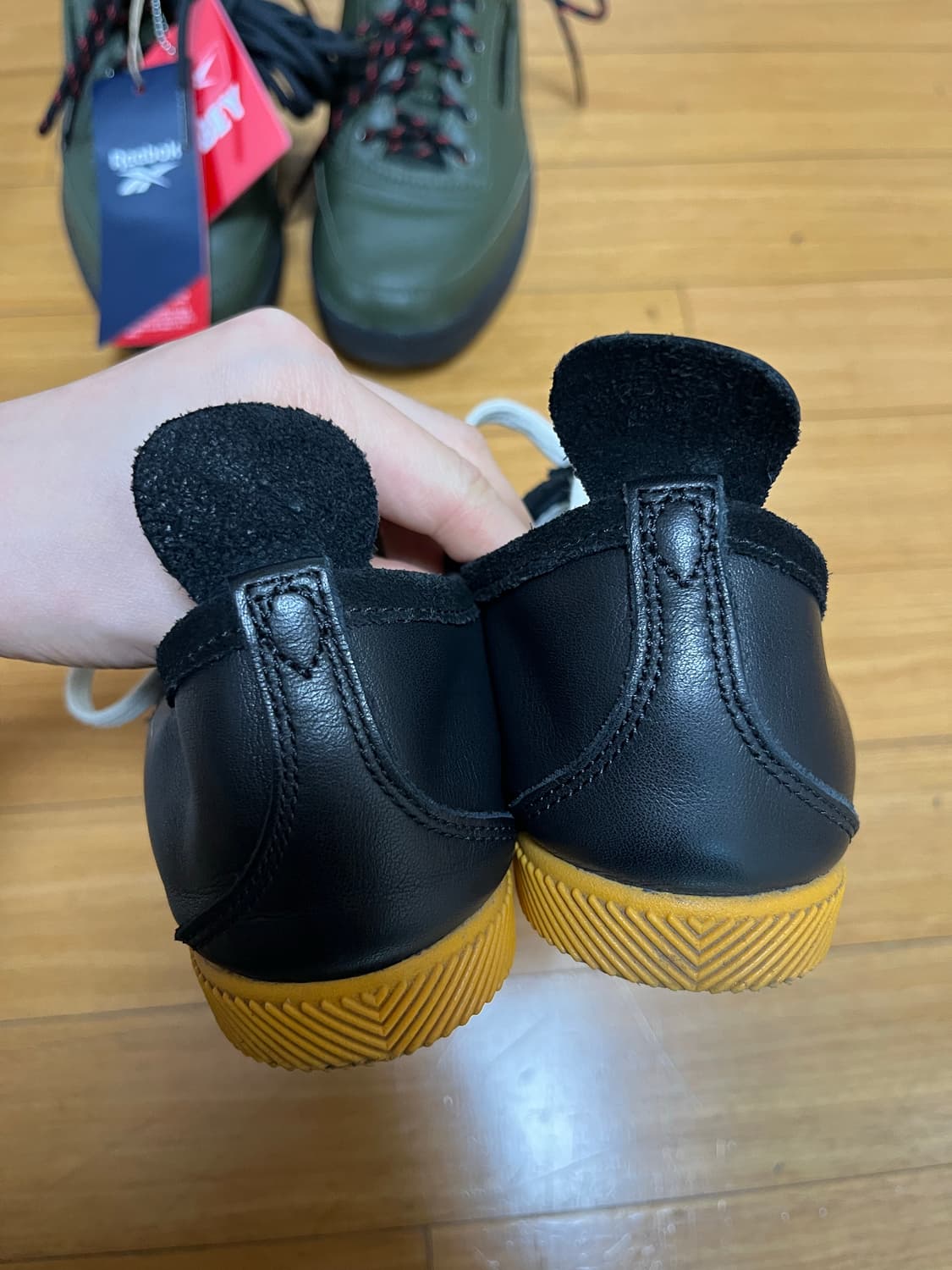 아디다스 재팬 블랙/슈레이스 화이트/밑창 검솔 240 상품이미지4