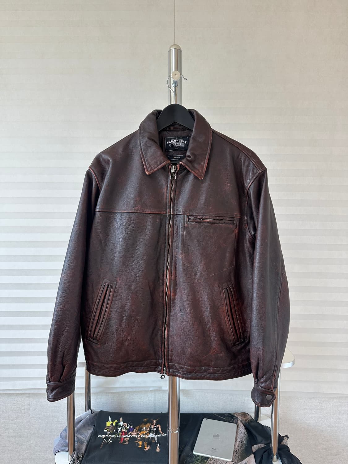 프리즘웍스 소가죽 자켓 상품이미지1