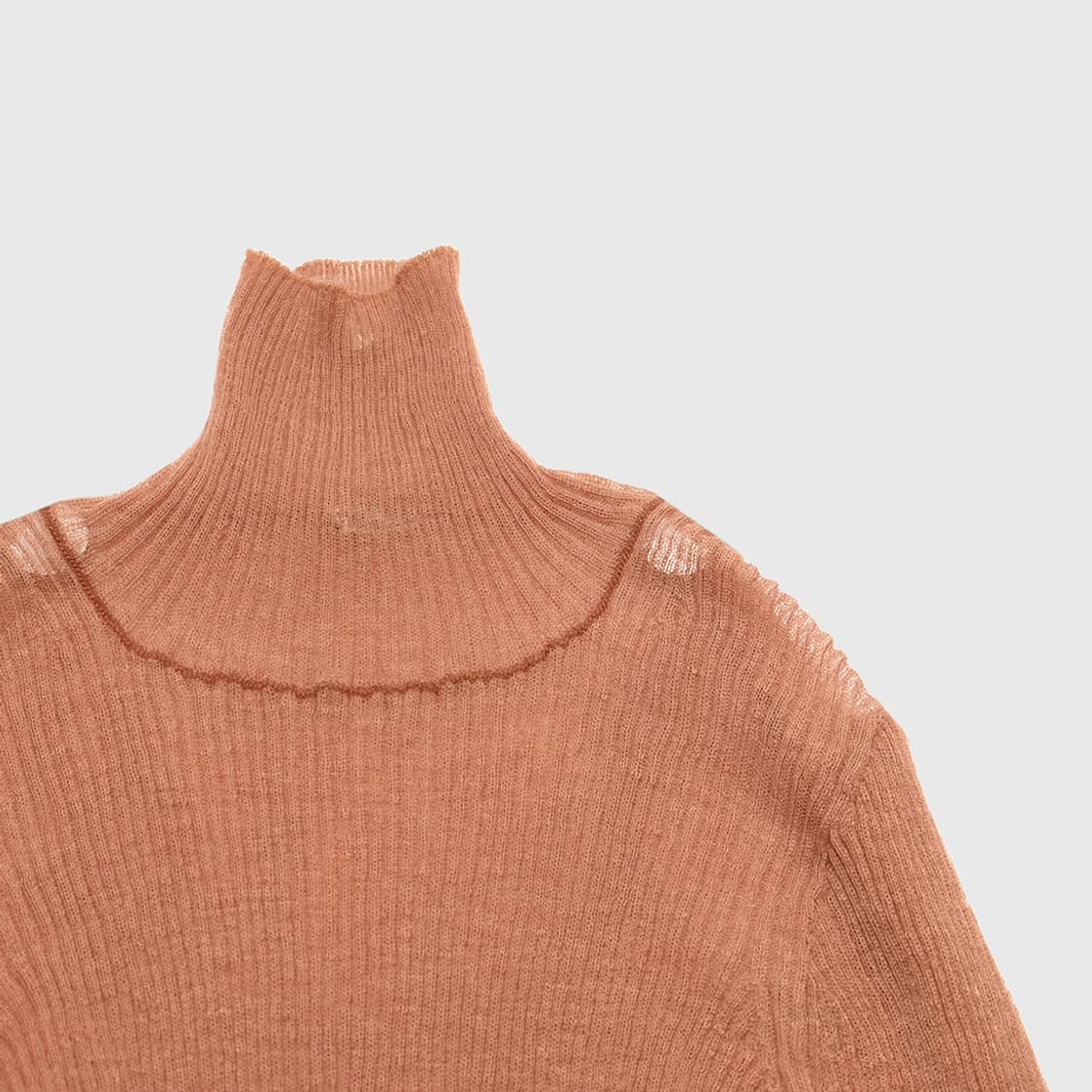 baby mohair rib knit turtle neck 상품이미지4