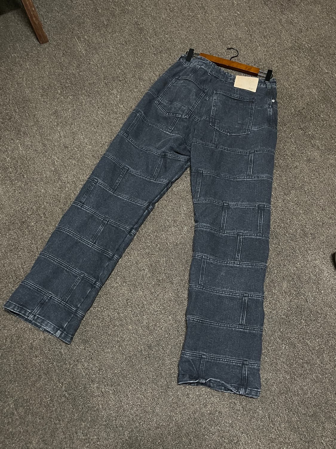 22fw BRICK DENIM PANTS -Black 상품이미지7