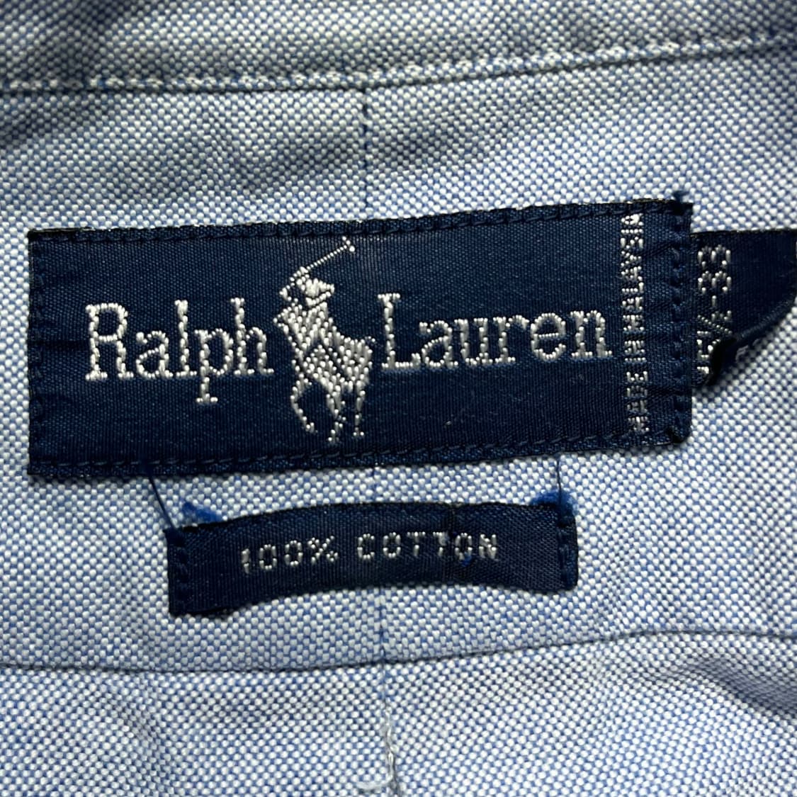 폴로 스카이블루 코튼 셔츠 상품이미지6