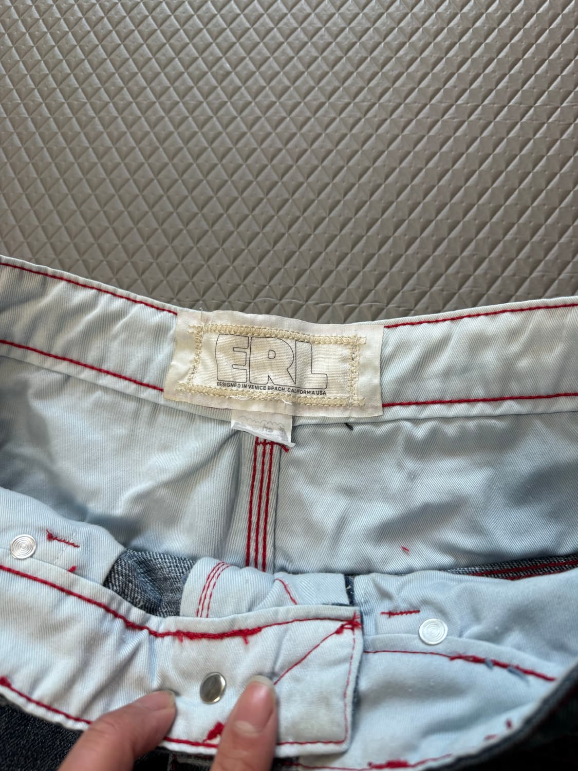 (M) ERL 인디애나 디스트레스드 데님 상품이미지3