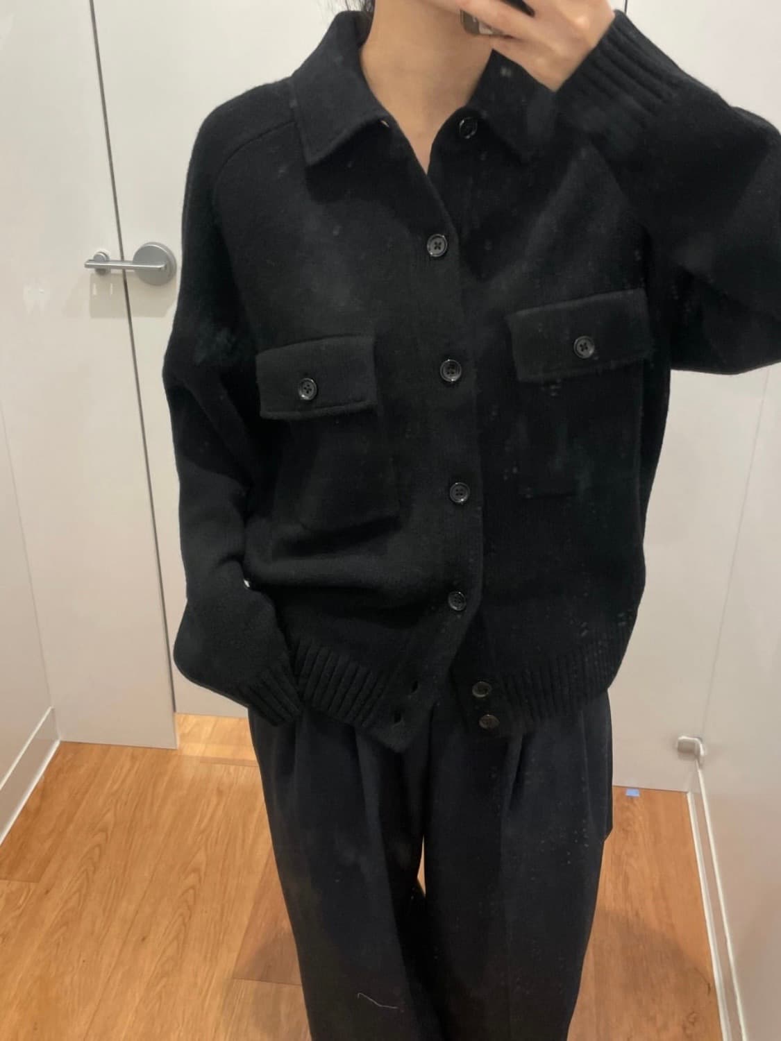 유니클로U 램스울 니트 자켓 S 상품이미지6