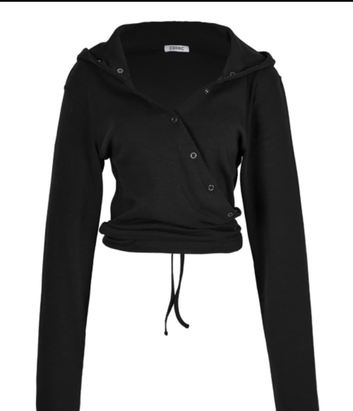 세릭 랩 후드 가디건 상품이미지1