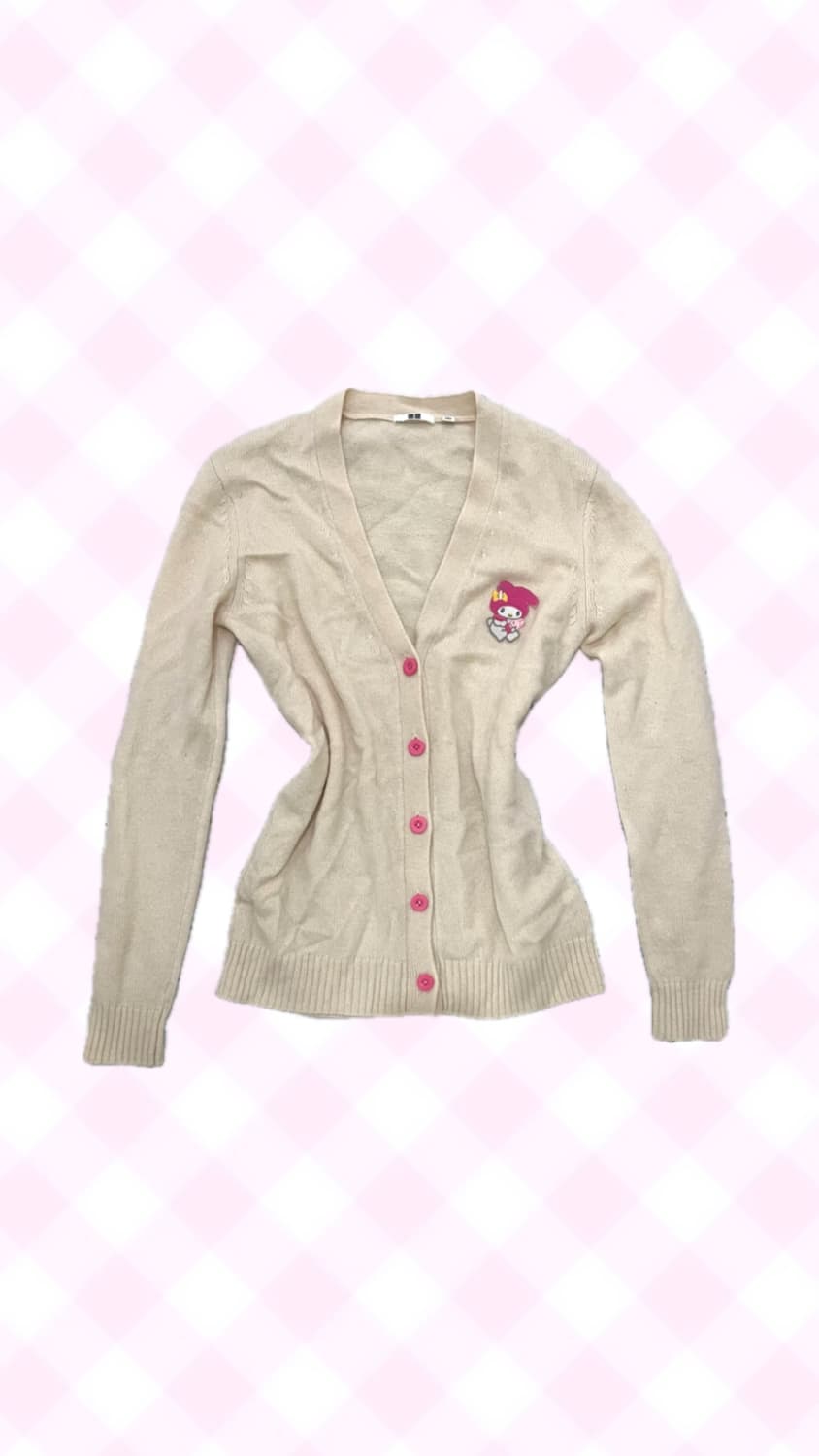 일본 빈티지 유니클로 마이멜로디 가디건 리즈리사 갸루 산리오 히메갸루 상품이미지2